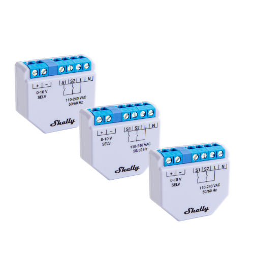 KIT Shelly Plus 0-10V Dimmer X3