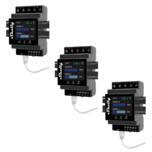 KIT Shelly Pro Dual Cover Shutter PM X3