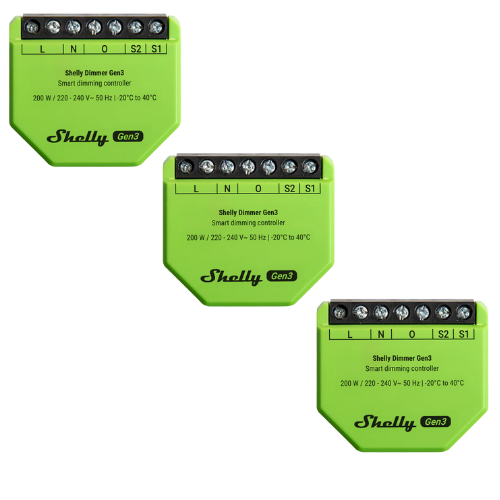 KIT Shelly Dimmer Gen3 X3