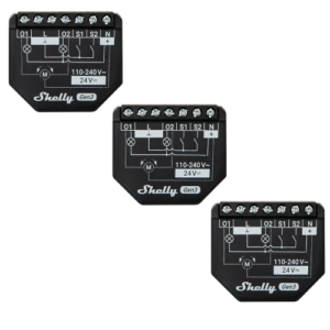 KIT Shelly 2PM Gen3 X3