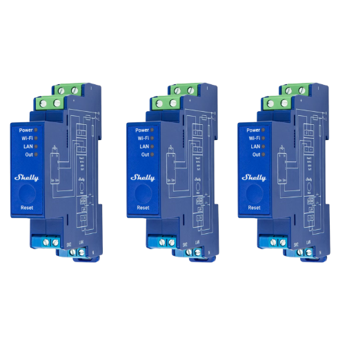 KIT Shelly Dimmer 0/1-10V PM Gen3 X3