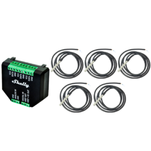 KIT Shelly Plus AddOn +1DS X5